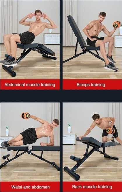 Bancă ajustabilă ZOCO BODY FIT YLY005, Multifuncțională