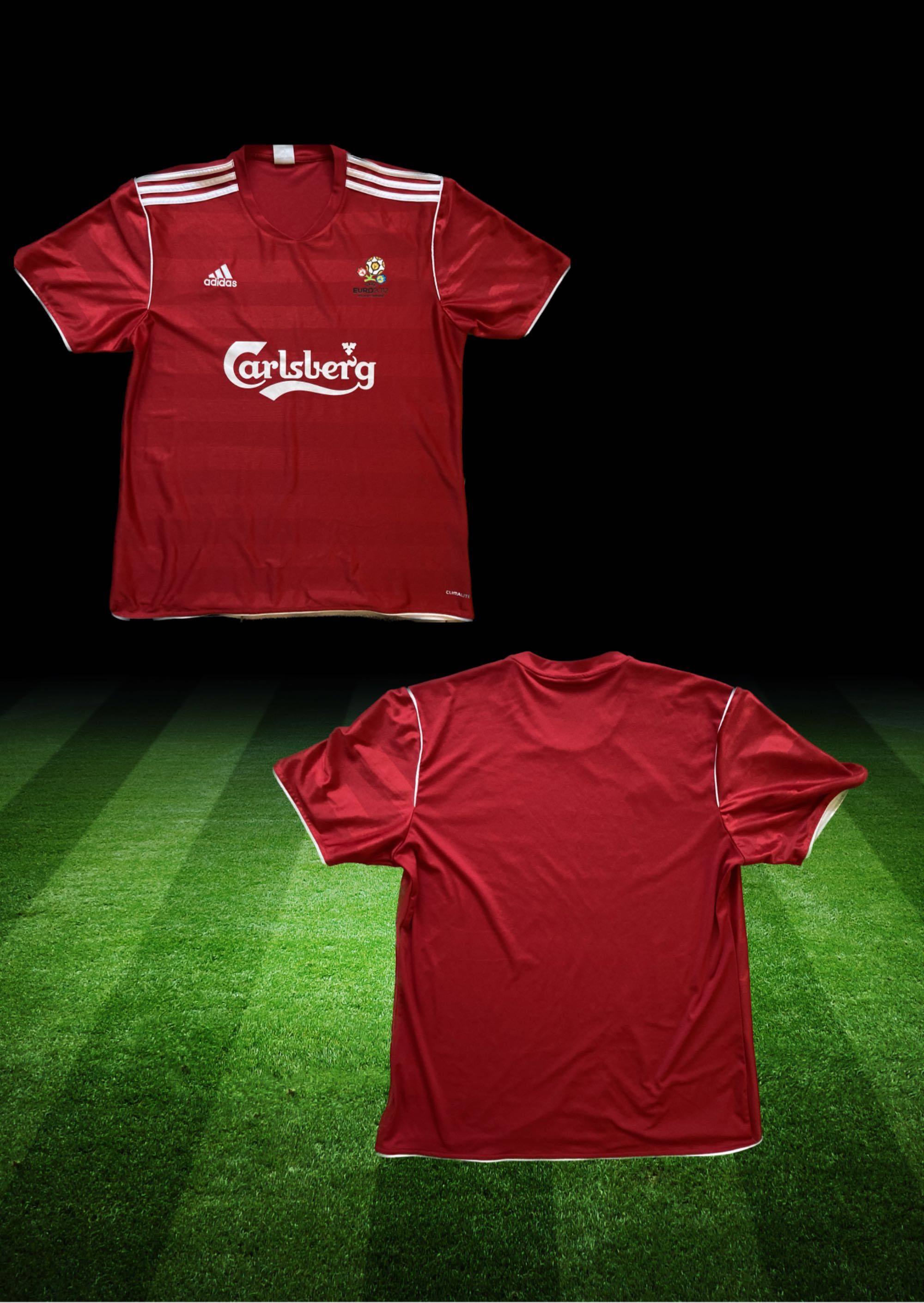 Тениска за футбол Adidas Euro 2012 Carlsberg M/XL