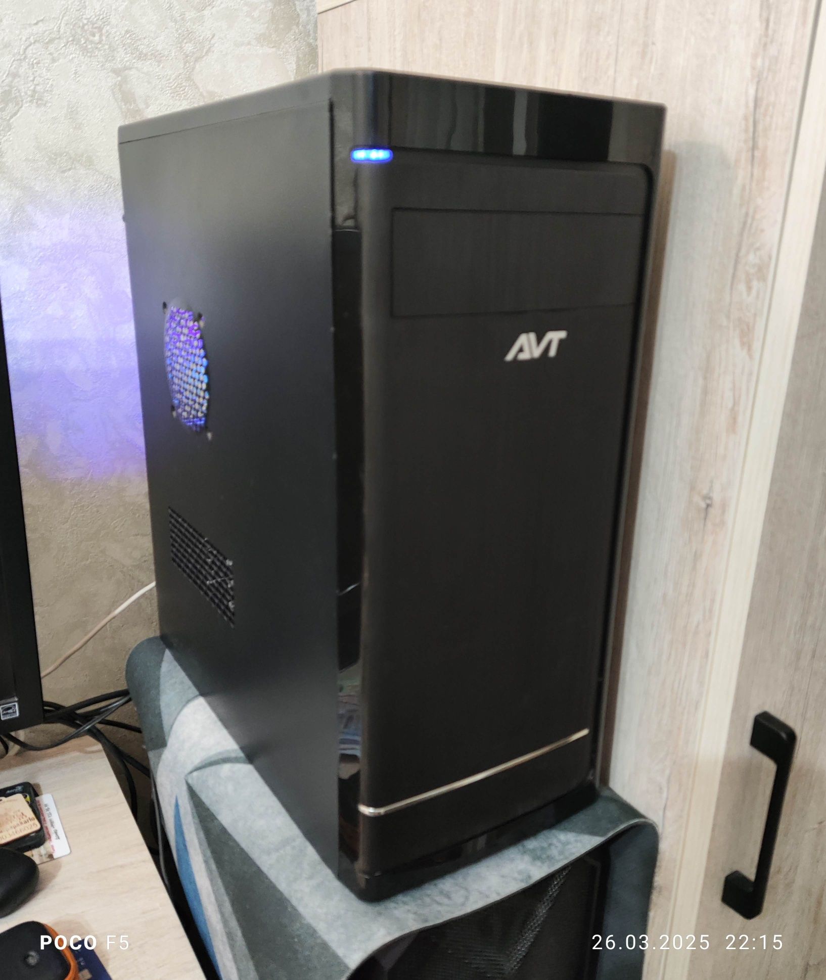 Шустрый игровой компьютер (кейс) DDR4,12ОЗУ,SSD,HDD1Tb,Video3gb