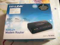 Продам роутер с модемом ADSL2+ TP-LINK TD-8816. Рабочий. Без Wi-Fi.