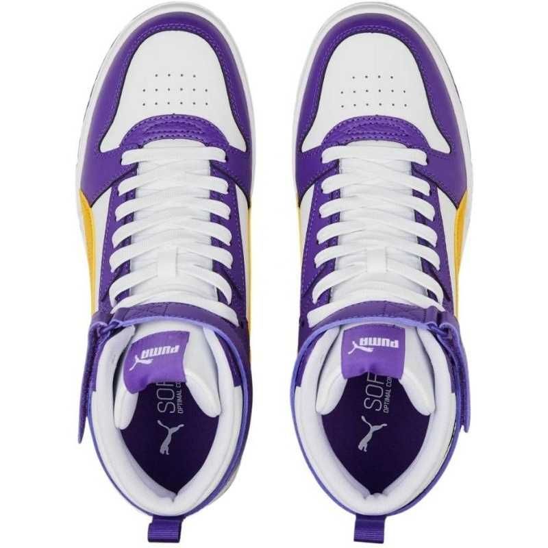 Puma Pantofi sport BASCHETI NR.43 insertii piele RBD Game Violet