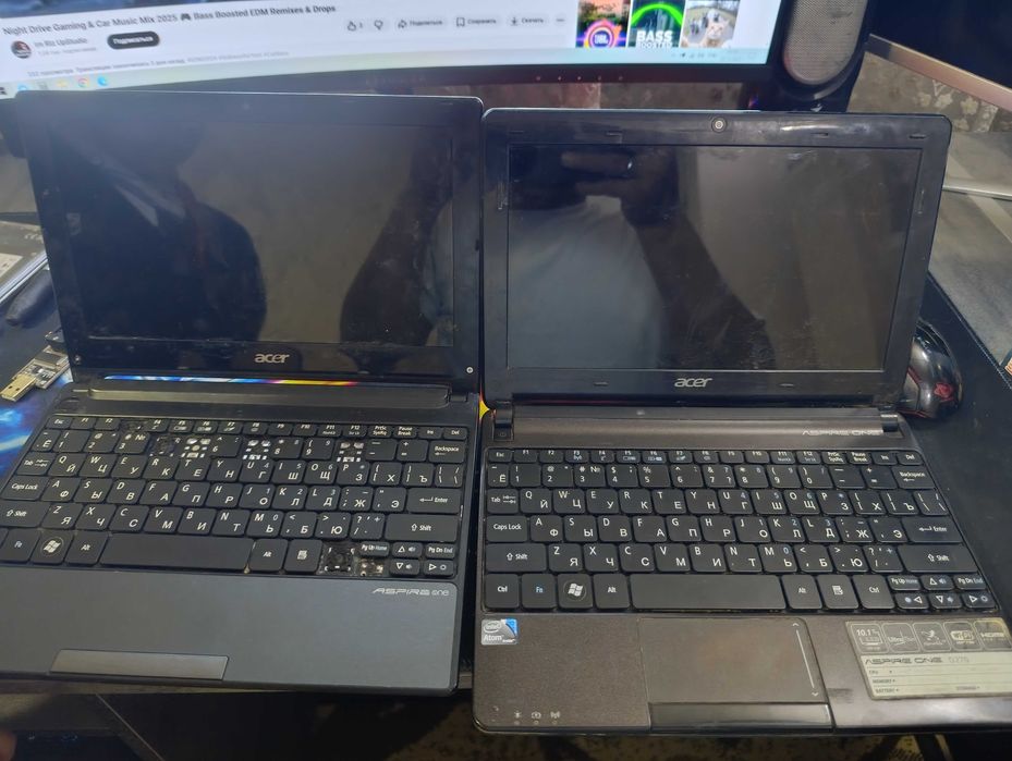 Продам 2 нетбука на запчасти или под восстановление — почти даром!