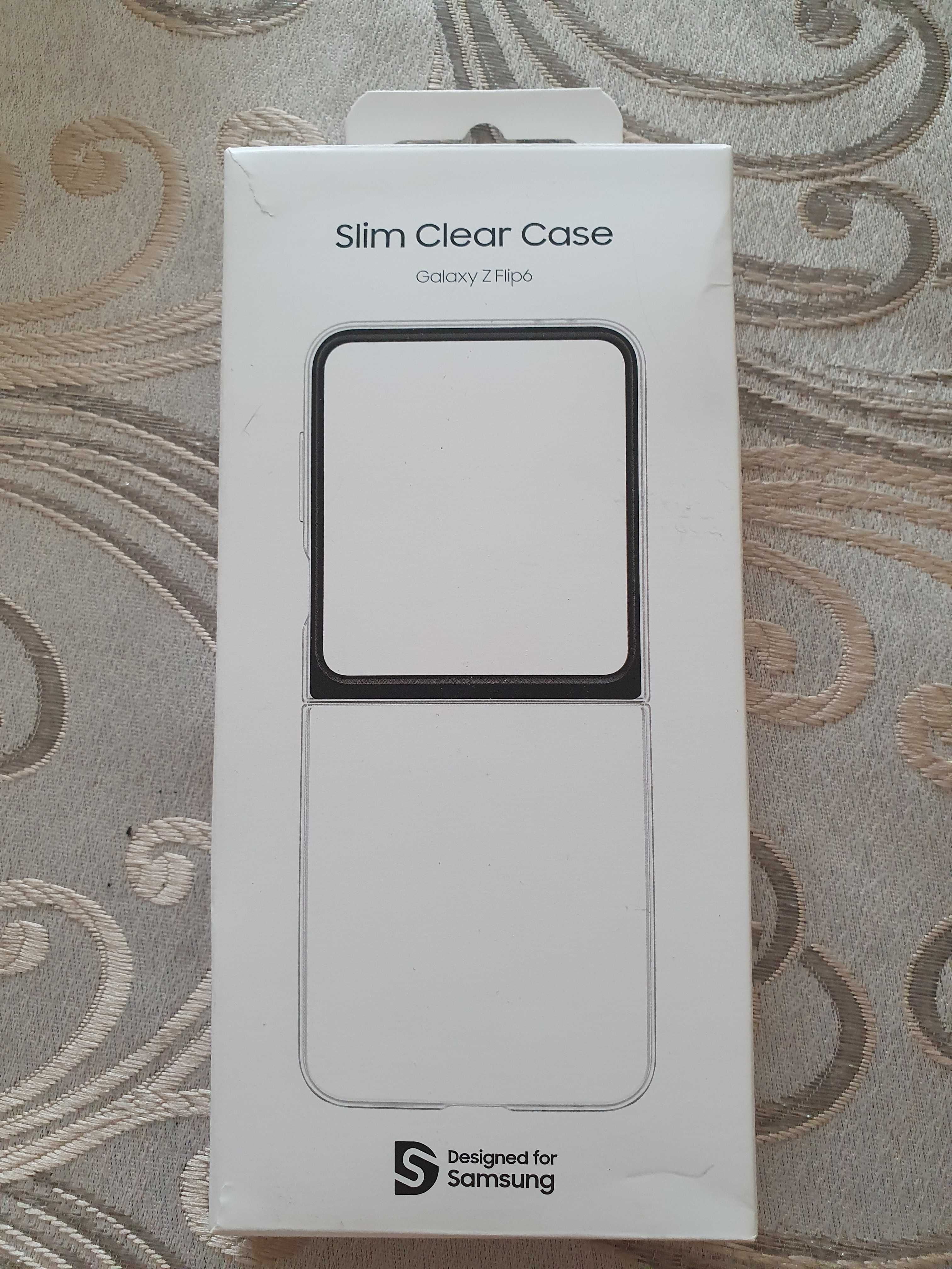 Galaxy Z Flip6 Прозрачен калъф Slim