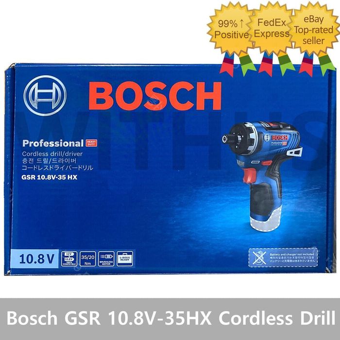 Mașină de găurit și înșurubat BOSCH GSR 12V-35 HX (SOLO),sigilat