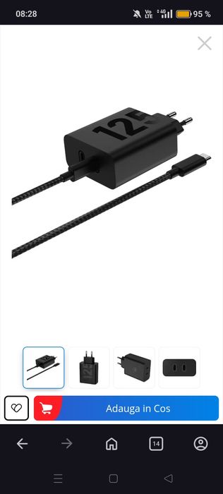 Incarcator Motorola 125 wati! Turbo Power!